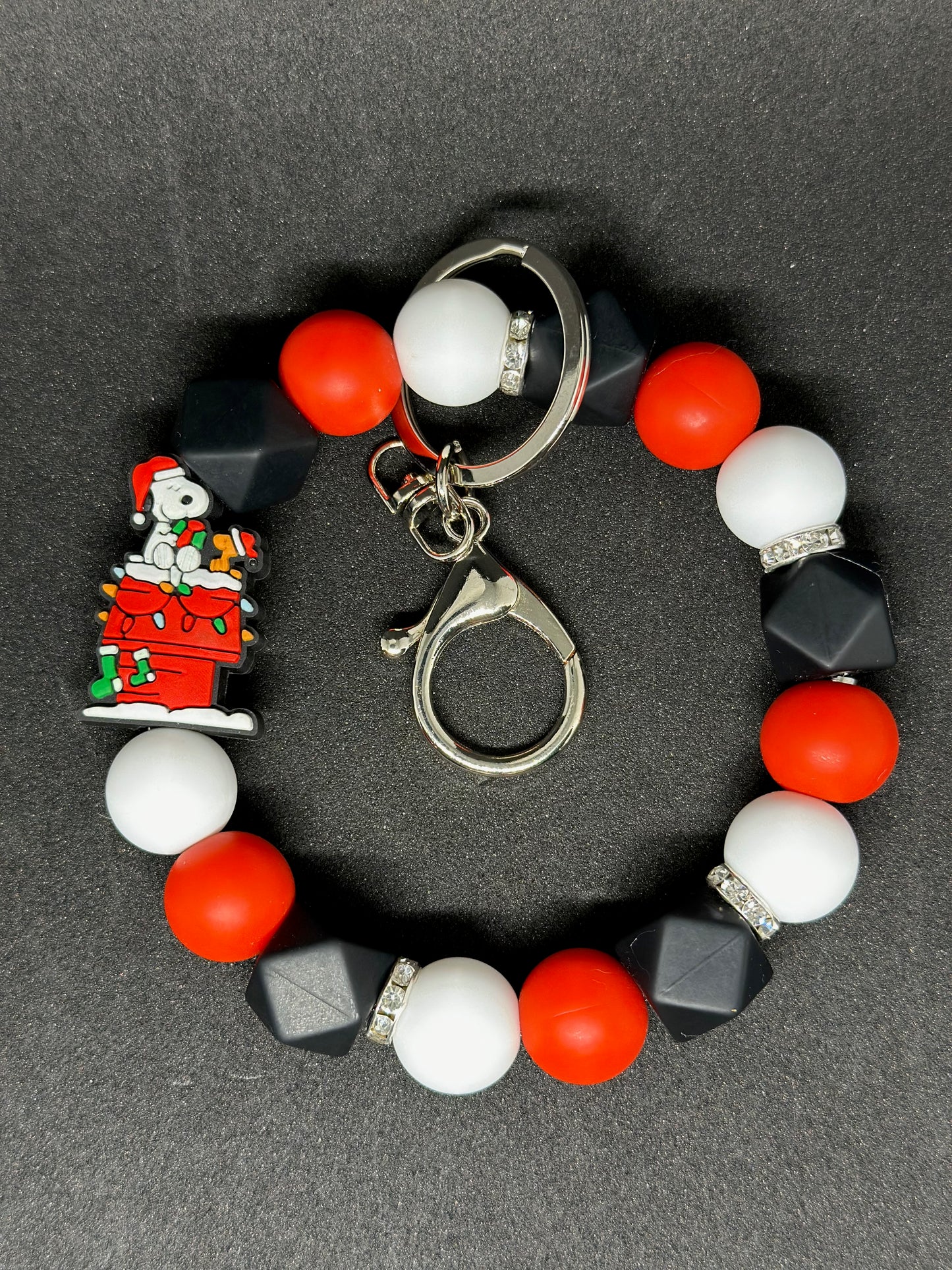 Christmas Snoopy Wristlet