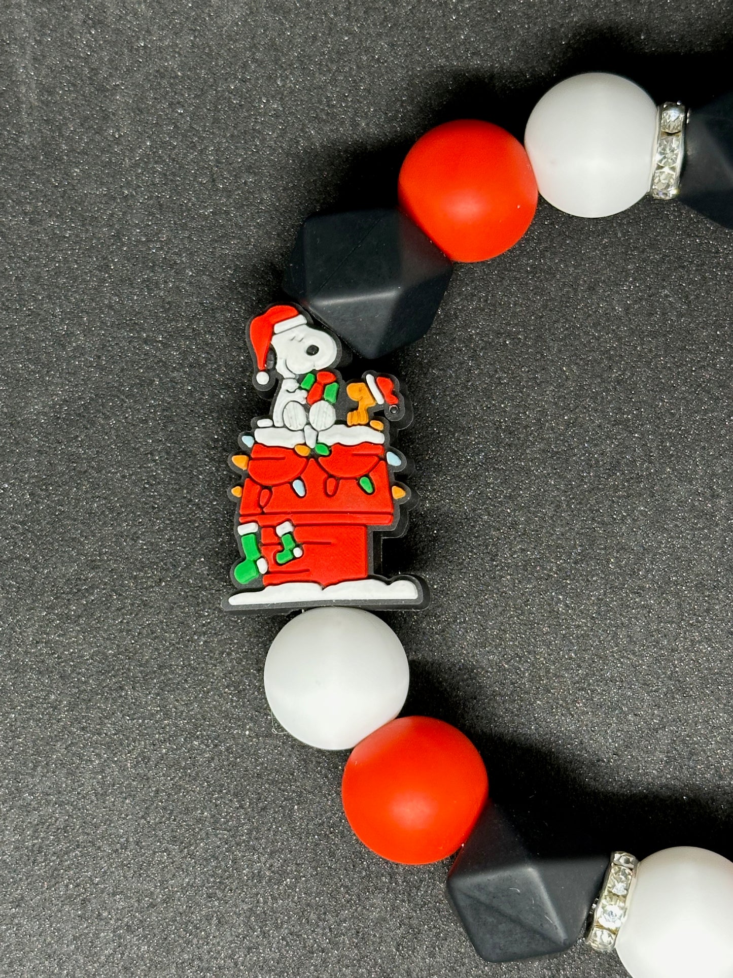 Christmas Snoopy Wristlet