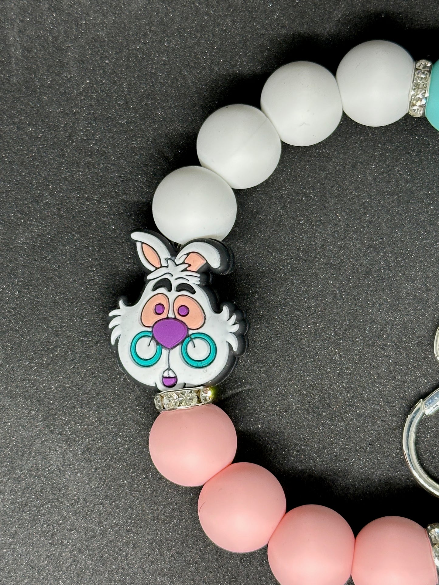 White Rabbit Wristlet