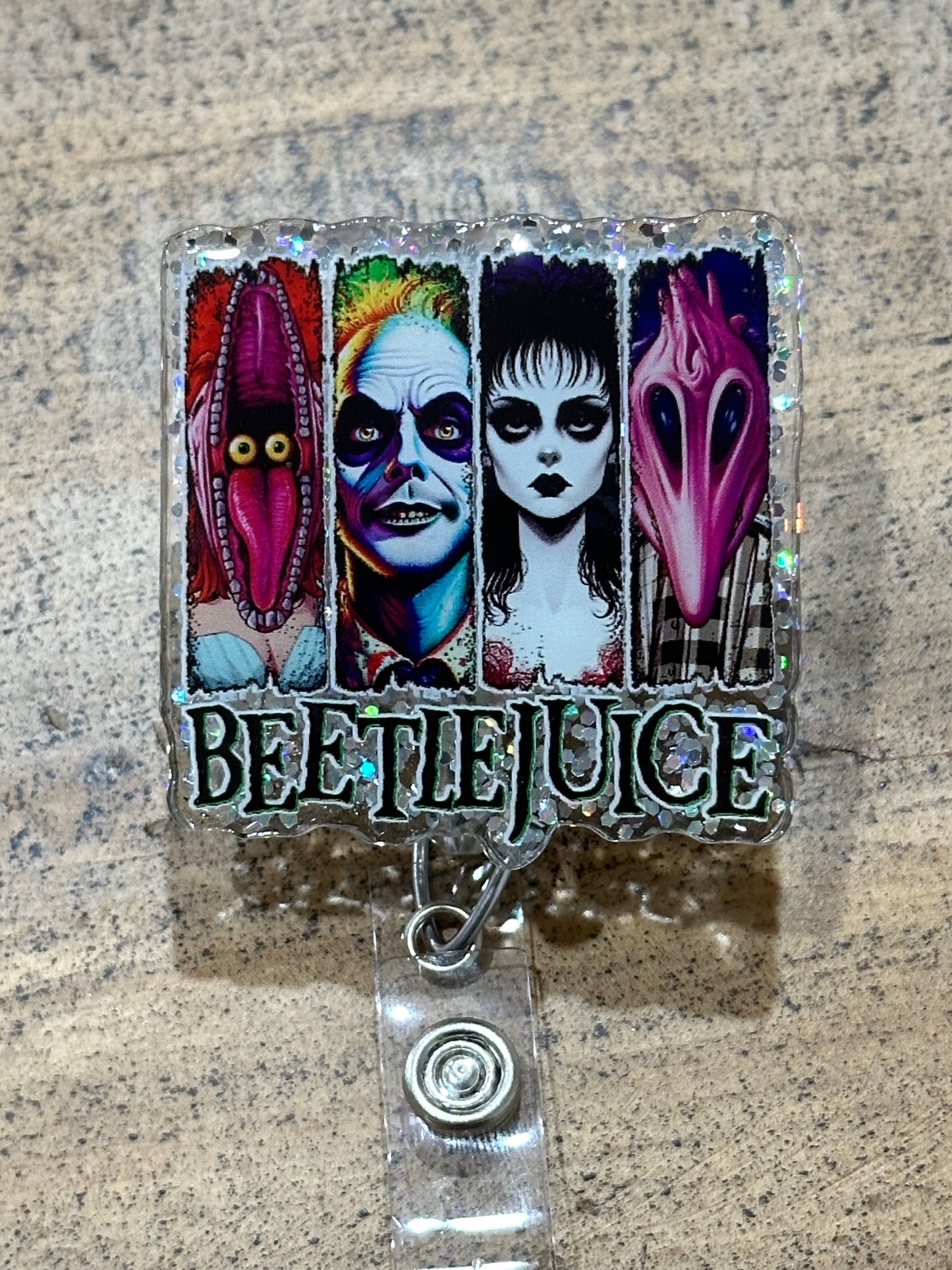 Beetlejuice Inspired BADGE REEL