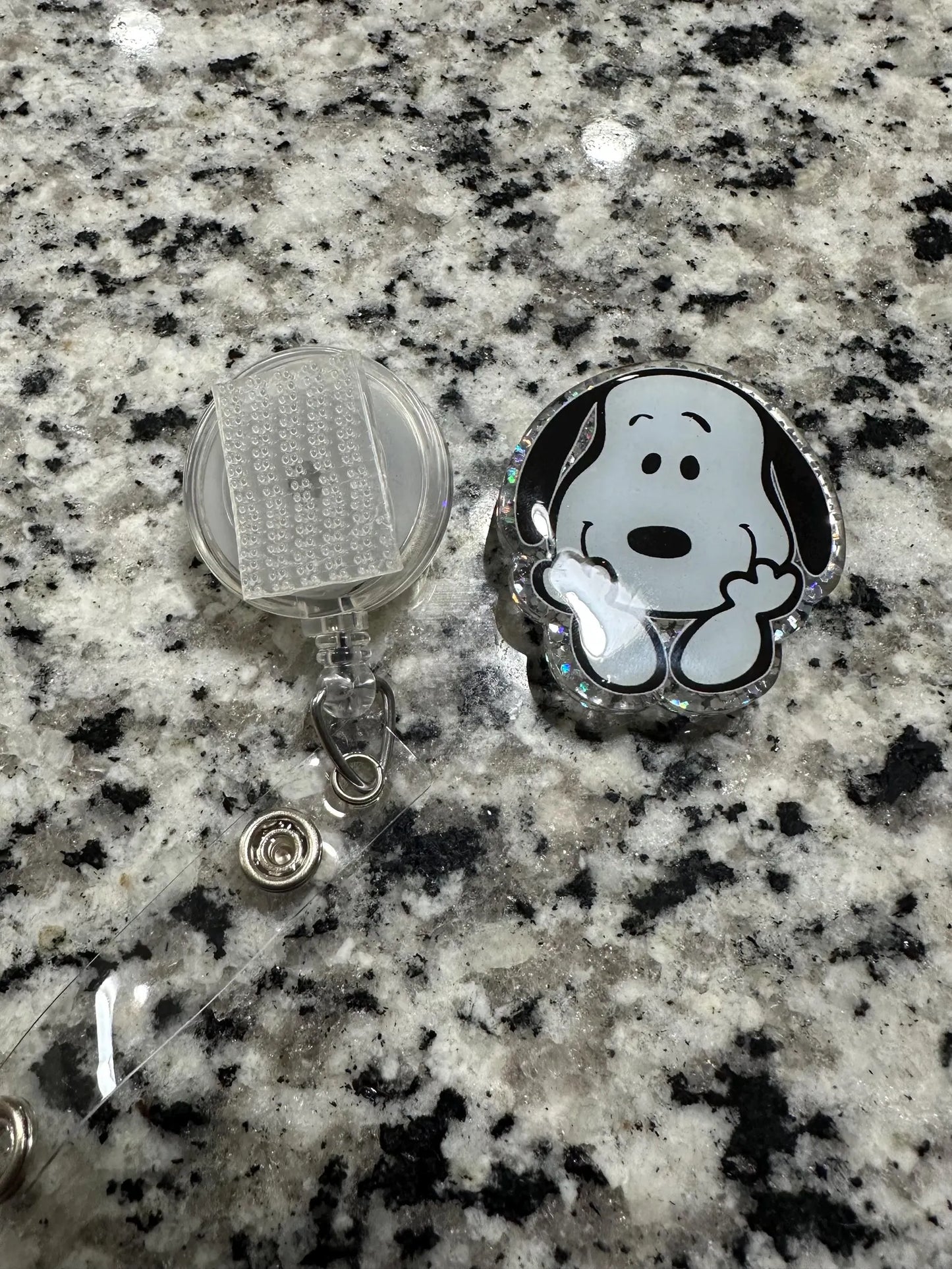 Snoopy inspired UVDTF interchangeable BADGE REEL