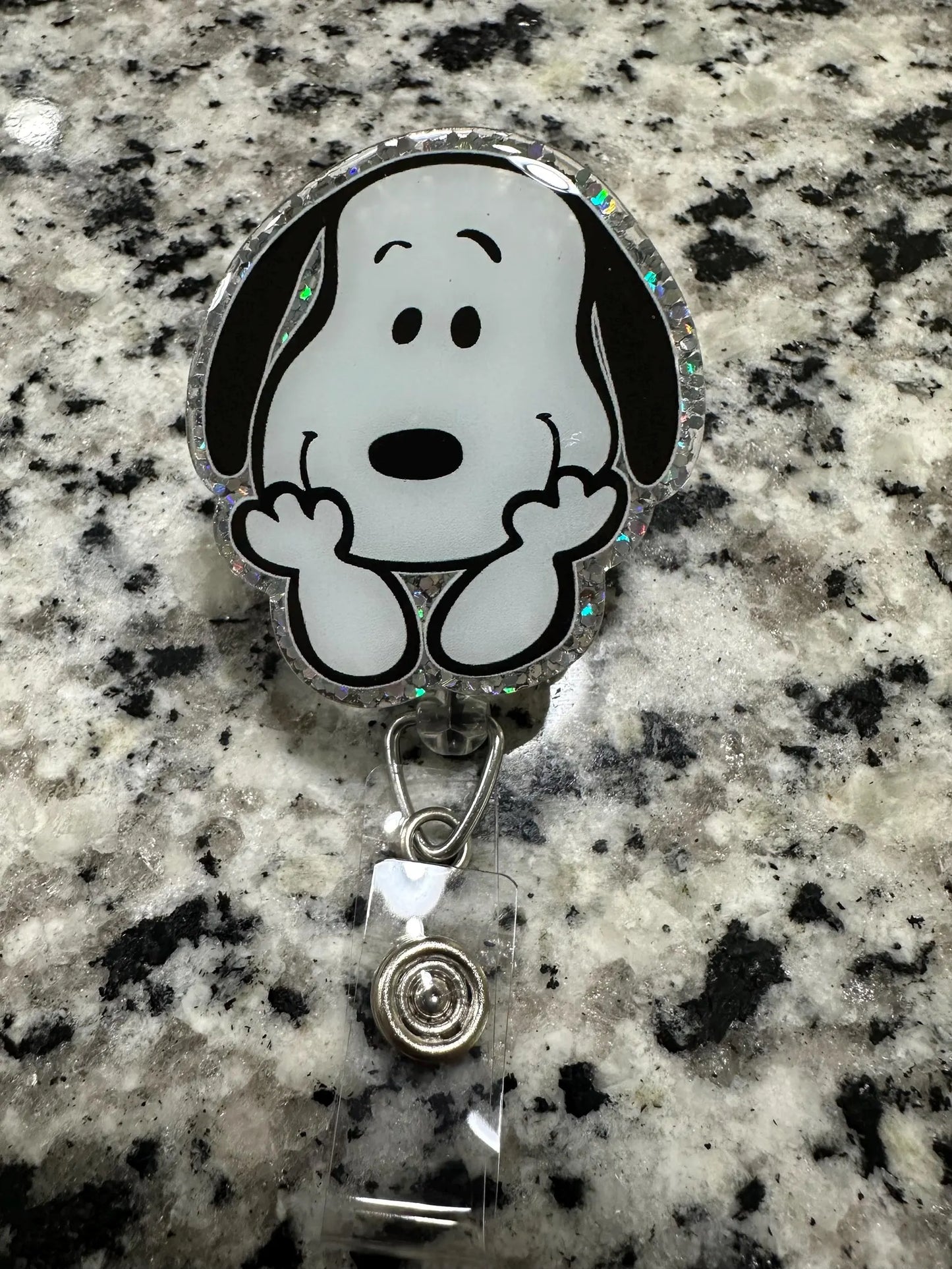 Snoopy inspired UVDTF interchangeable BADGE REEL